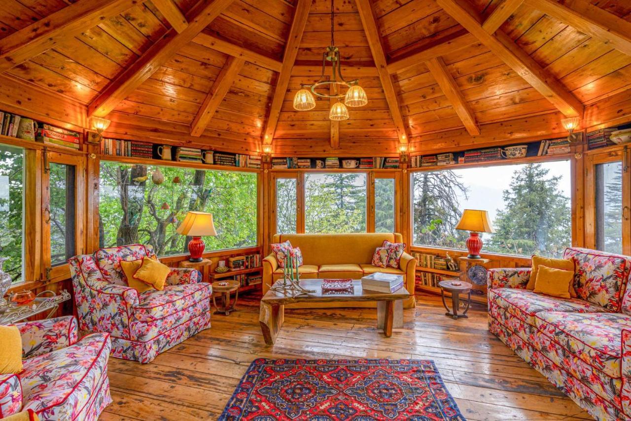 Stayvista At Violet Hill With Bonfire, Gazebo & Hill View شيملا المظهر الخارجي الصورة